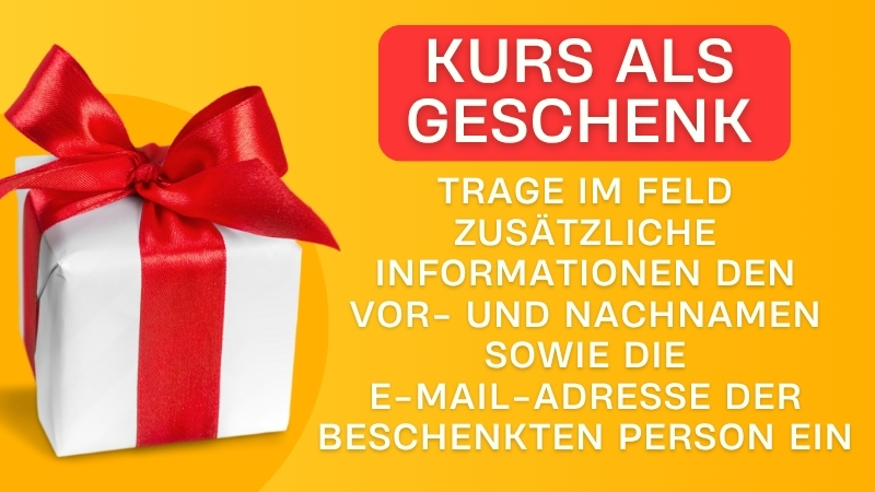 Geschenkidee – F100 Online-Kur